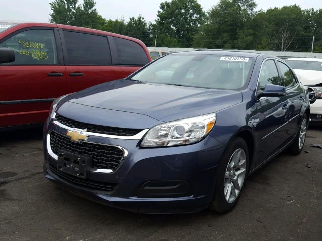1G11C5SL0EF210627 - 2014 CHEVROLET MALIBU 1LT BLUE photo 2
