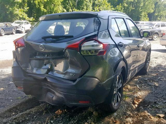 3N1CP5CU7JL539369 - 2018 NISSAN KICKS S GRAY photo 4