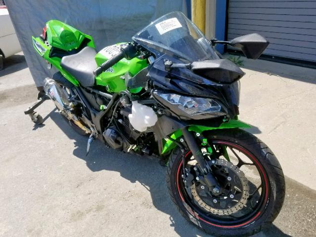 JKAEX8A18EA000427 - 2014 KAWASAKI EX300 A GREEN photo 1