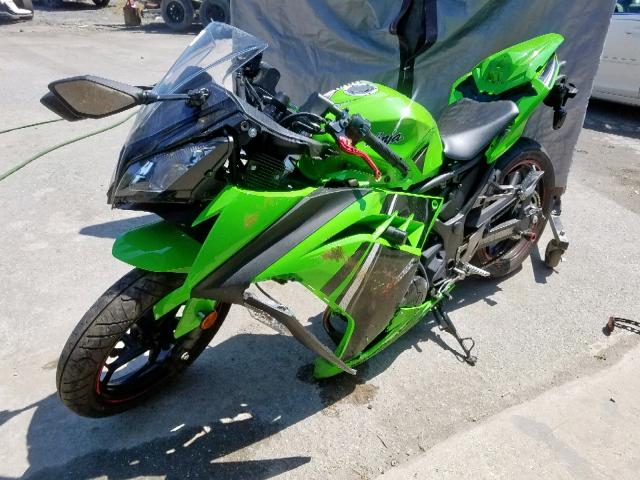 JKAEX8A18EA000427 - 2014 KAWASAKI EX300 A GREEN photo 2