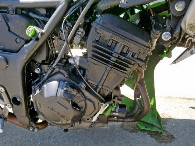 JKAEX8A18EA000427 - 2014 KAWASAKI EX300 A GREEN photo 7