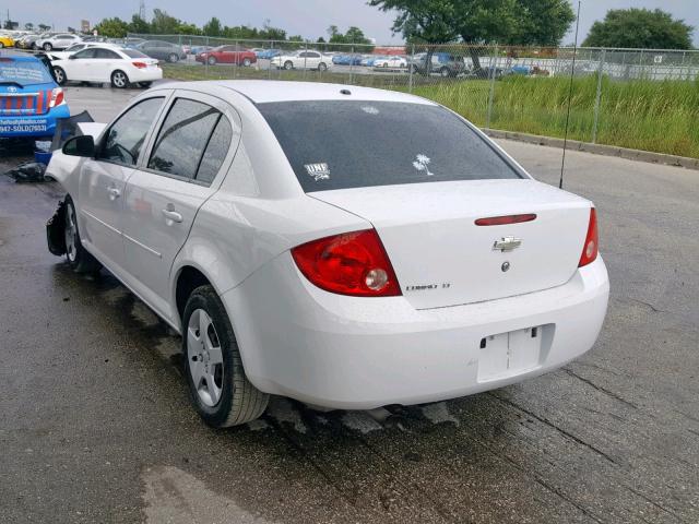 1G1AL58F787195298 - 2008 CHEVROLET COBALT LT WHITE photo 3