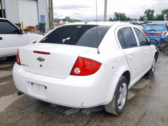 1G1AL58F787195298 - 2008 CHEVROLET COBALT LT WHITE photo 4