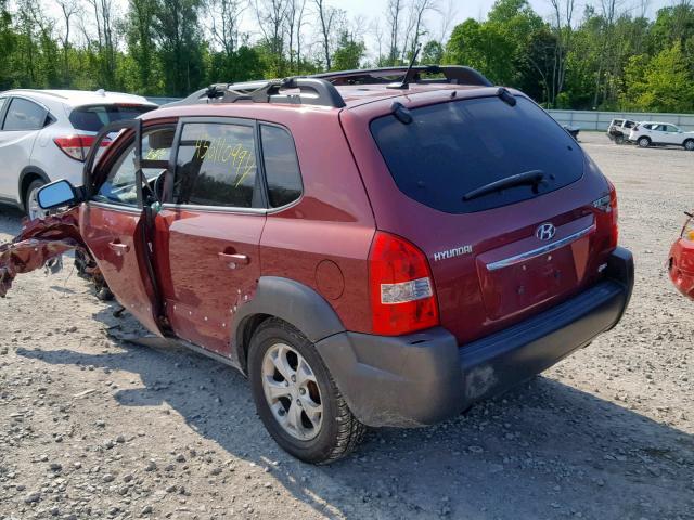 KM8JN72D29U943135 - 2009 HYUNDAI TUCSON SE MAROON photo 3