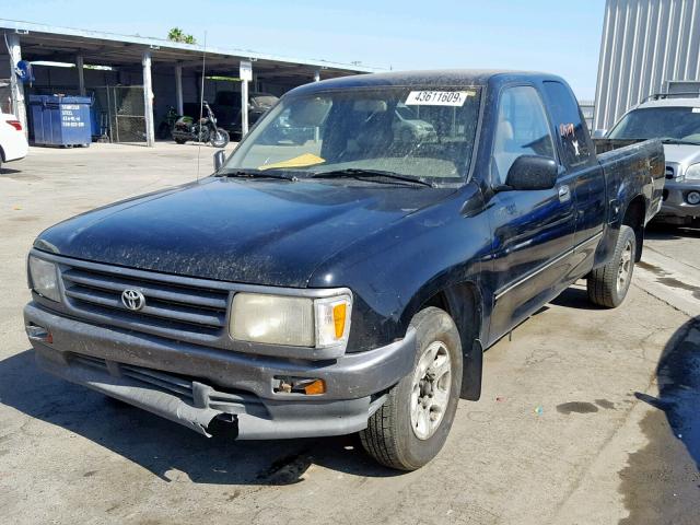 JT4TN12D2T0021473 - 1996 TOYOTA T100 XTRAC BLACK photo 2