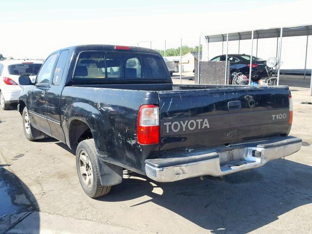 JT4TN12D2T0021473 - 1996 TOYOTA T100 XTRAC BLACK photo 3