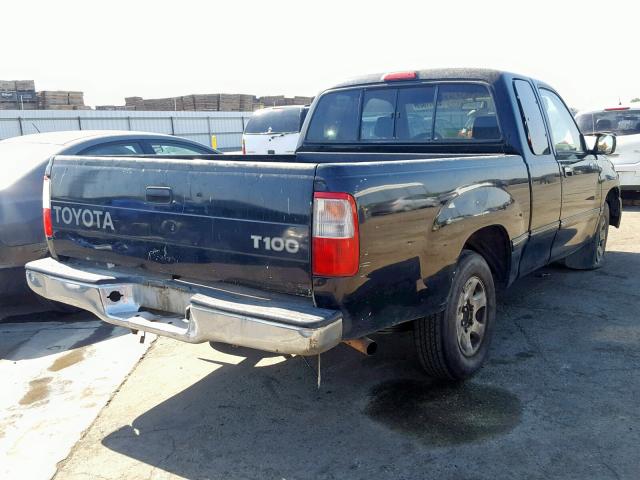 JT4TN12D2T0021473 - 1996 TOYOTA T100 XTRAC BLACK photo 4