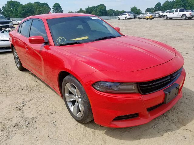 2C3CDXHG9HH522987 - 2017 DODGE CHARGER SX RED photo 1