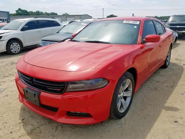 2C3CDXHG9HH522987 - 2017 DODGE CHARGER SX RED photo 2