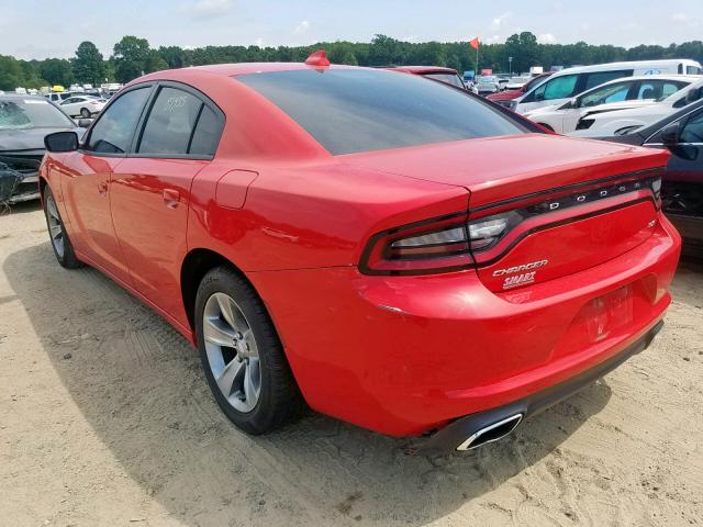 2C3CDXHG9HH522987 - 2017 DODGE CHARGER SX RED photo 3