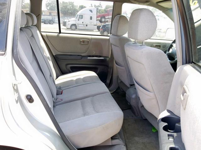 JTEGD21A020030443 - 2002 TOYOTA HIGHLANDER SILVER photo 6