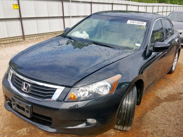 1HGCP3F84AA007523 - 2010 HONDA ACCORD EXL BLACK photo 2