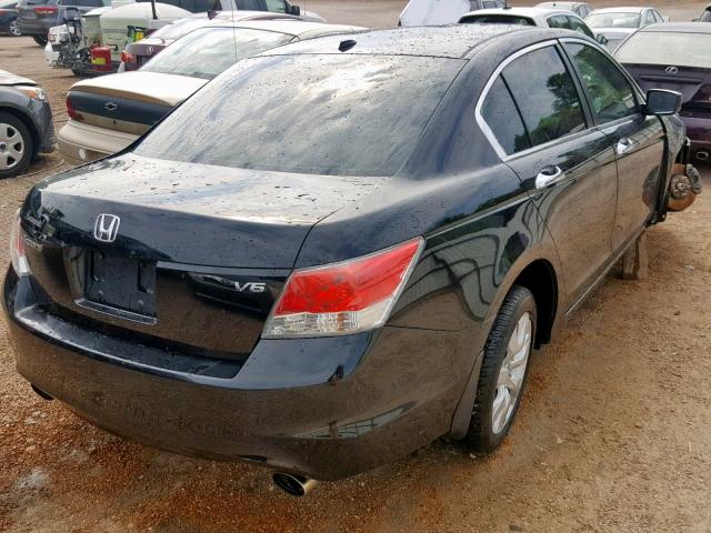 1HGCP3F84AA007523 - 2010 HONDA ACCORD EXL BLACK photo 4