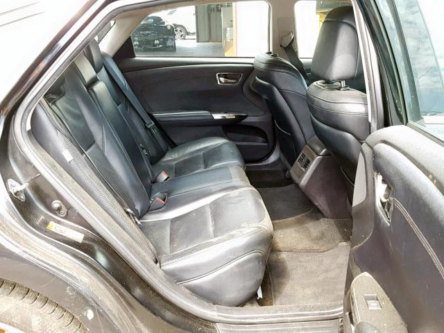 4T1BK1EB2GU201657 - 2016 TOYOTA AVALON XLE BLACK photo 6