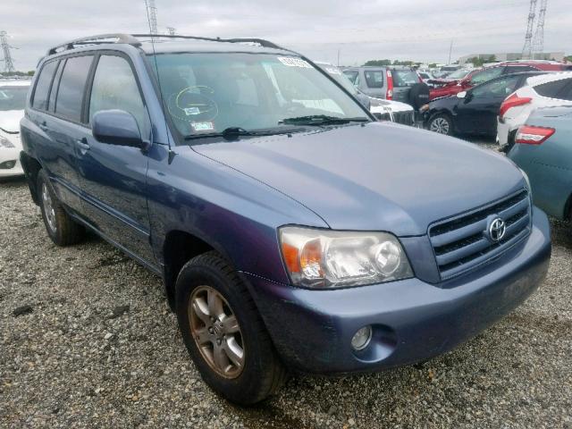 JTEGP21A970138302 - 2007 TOYOTA HIGHLANDER GRAY photo 1