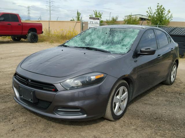 1C3CDFBB1GD591482 - 2016 DODGE DART SXT CHARCOAL photo 2