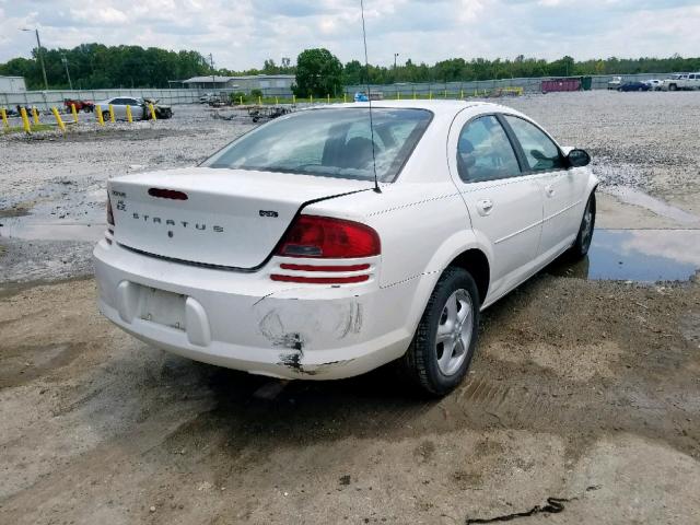 1B3EL46R85N647848 - 2005 DODGE STRATUS SX WHITE photo 4