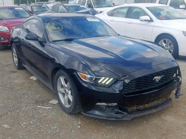 1FA6P8TH7F5433144 - 2015 FORD MUSTANG BLACK photo 1