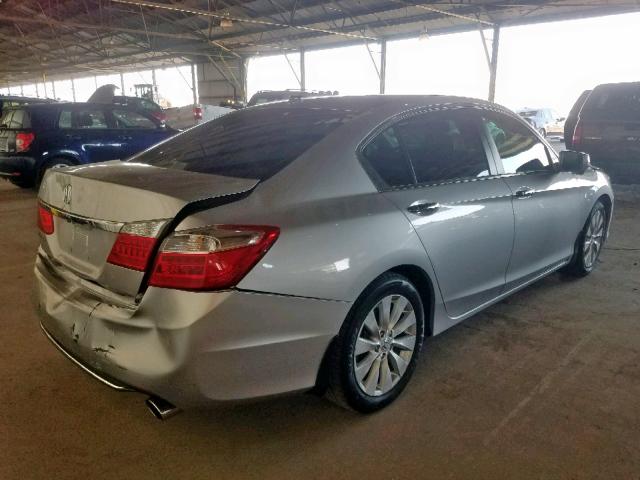 1HGCR2F86FA168211 - 2015 HONDA ACCORD EXL SILVER photo 4