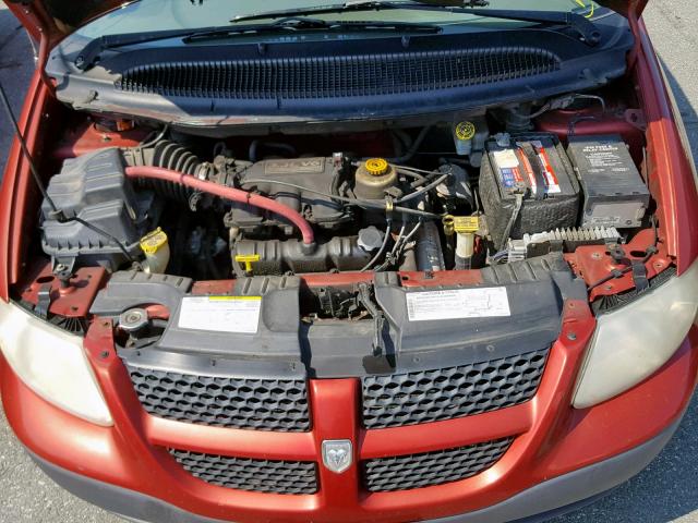 1D4GP25323B223919 - 2003 DODGE CARAVAN SE RED photo 7