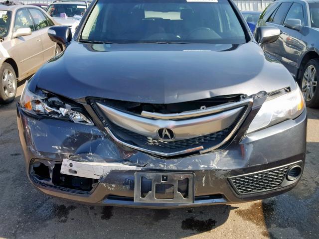 5J8TB4H33EL014141 - 2014 ACURA RDX BLACK photo 9