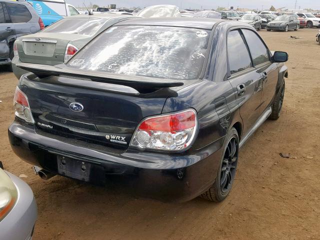 JF1GD74697G505679 - 2007 SUBARU IMPREZA WR BLACK photo 4