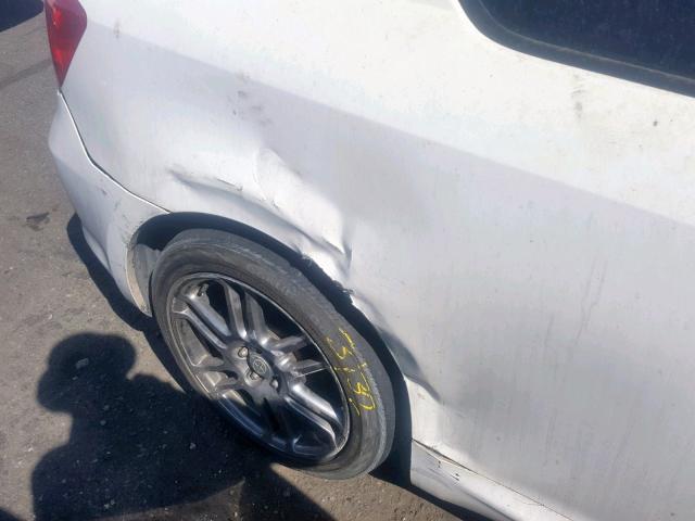 JTKDE177460130120 - 2006 TOYOTA SCION TC თეთრი ფოტო 9