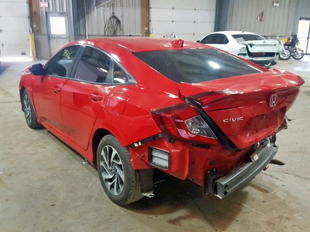 2HGFC2F72HH514488 - 2017 HONDA CIVIC EX RED photo 3