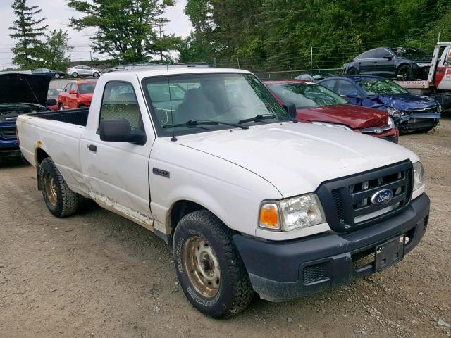 1FTYR10D76PA43865 - 2006 FORD RANGER WHITE photo 1