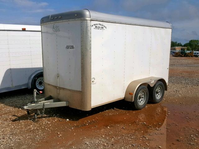 4D6EB1226JC051371 - 2018 CARGO TRAILER WHITE photo 2