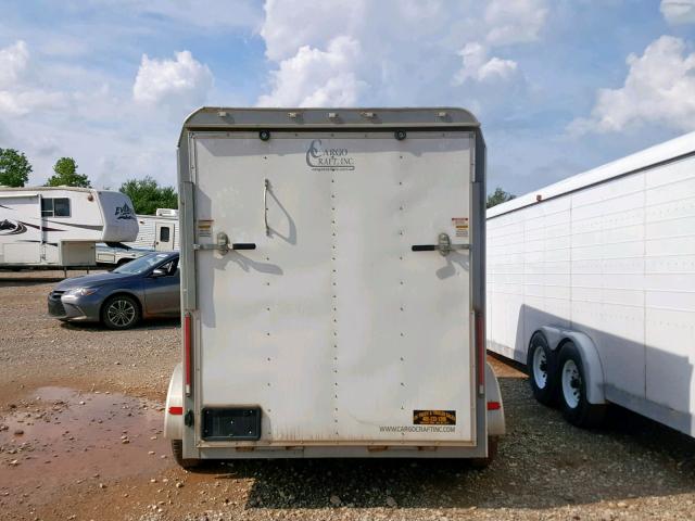 4D6EB1226JC051371 - 2018 CARGO TRAILER WHITE photo 6