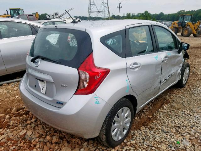 3N1CE2CP5FL368031 - 2015 NISSAN VERSA NOTE GRAY photo 4