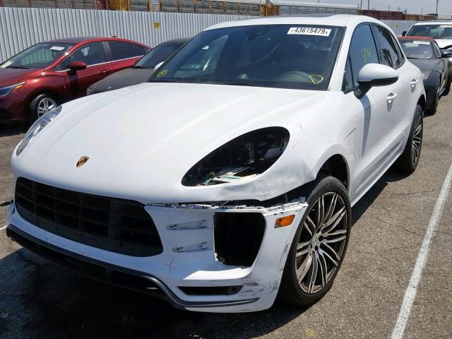 WP1AF2A58GLB92722 - 2016 PORSCHE MACAN TURB WHITE photo 2