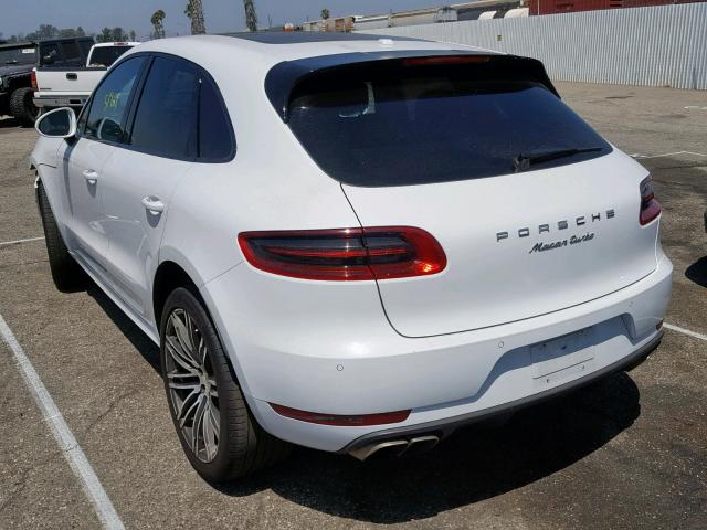 WP1AF2A58GLB92722 - 2016 PORSCHE MACAN TURB WHITE photo 3