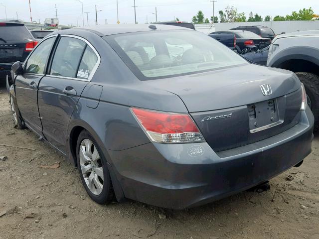 1HGCP26808A101984 - 2008 HONDA ACCORD EXL CHARCOAL photo 3