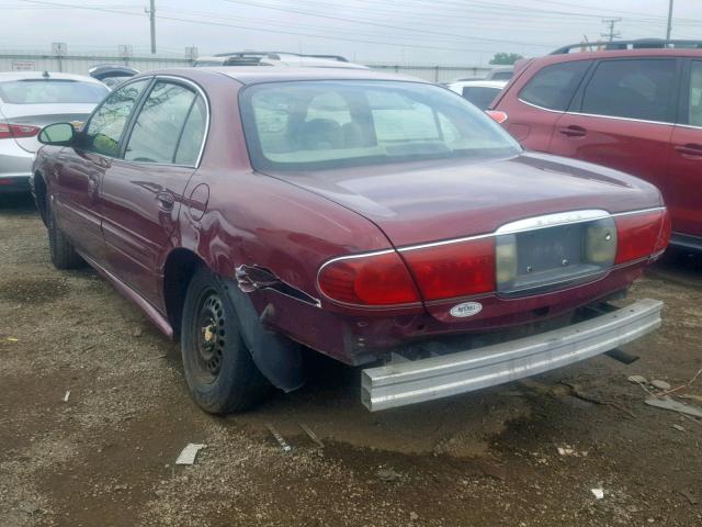 1G4HP54K0Y4289520 - 2000 BUICK LESABRE CU MAROON photo 3