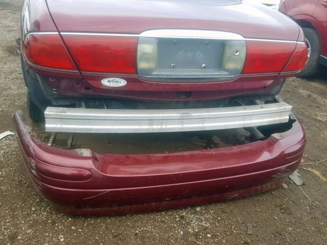 1G4HP54K0Y4289520 - 2000 BUICK LESABRE CU MAROON photo 9