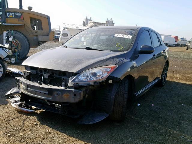 JM1BL1K64B1461657 - 2011 MAZDA 3 S GRAY photo 2