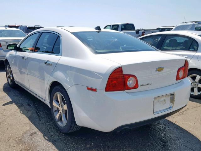 1G1ZC5EU3CF298996 - 2012 CHEVROLET MALIBU 1LT WHITE photo 3