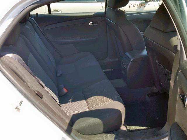 1G1ZC5EU3CF298996 - 2012 CHEVROLET MALIBU 1LT WHITE photo 6