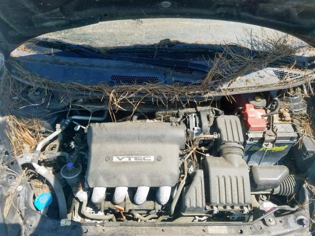 JHMGD38617S012846 - 2007 HONDA FIT S შავი ფოტო 7