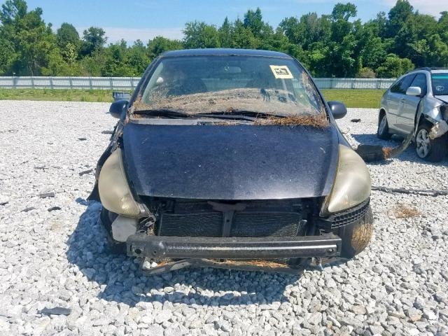 JHMGD38617S012846 - 2007 HONDA FIT S შავი ფოტო 9