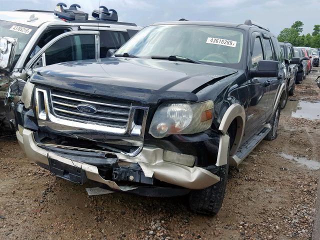 1FMEU64E96UB64900 - 2006 FORD EXPLORER E BLACK photo 2