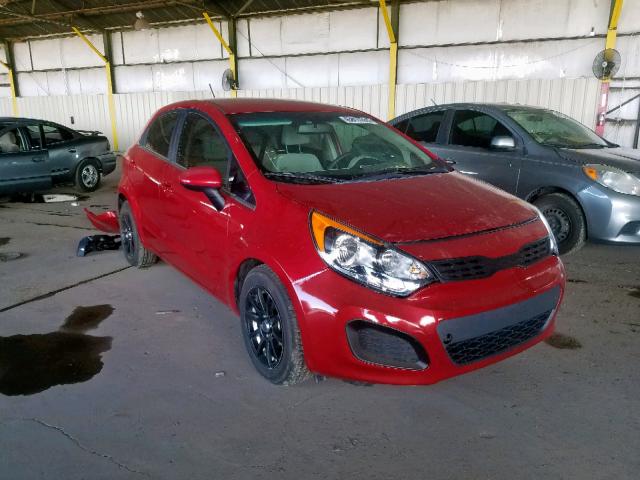 KNADM5A30D6261737 - 2013 KIA RIO LX RED photo 1