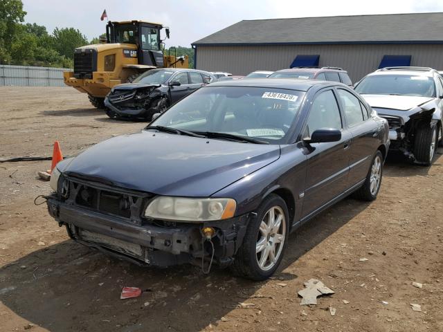 YV1RH592852439891 - 2005 VOLVO S60 2.5T BLUE photo 2