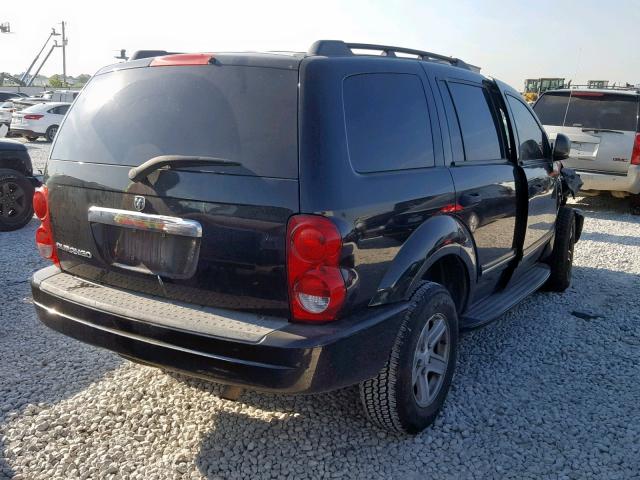 1D4HB58N54F202753 - 2004 DODGE DURANGO LI BLACK photo 4