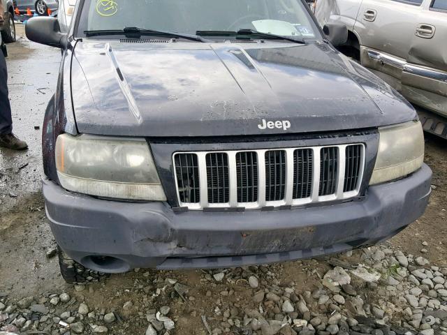 1J4GW48S54C387704 - 2004 JEEP GRAND CHER BLACK photo 9