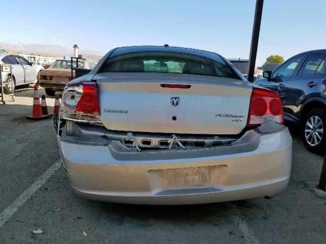 2B3CA3CV9AH286870 - 2010 DODGE CHARGER SX SILVER photo 9