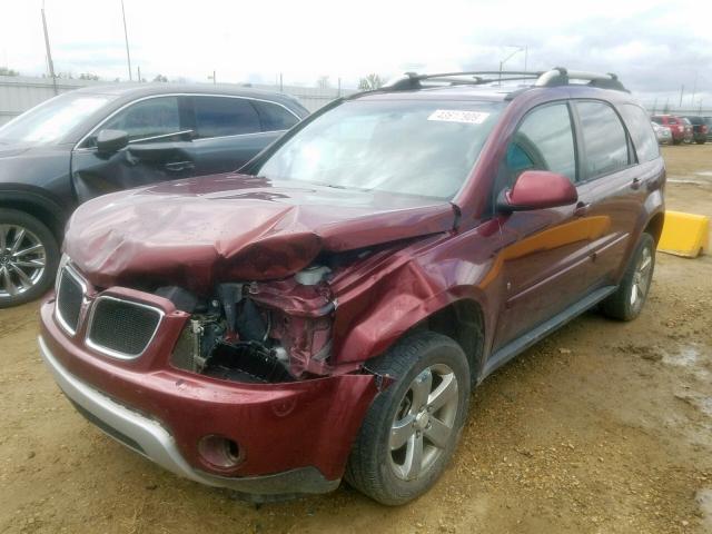 2CKDL33F896247225 - 2009 PONTIAC TORRENT RED photo 2