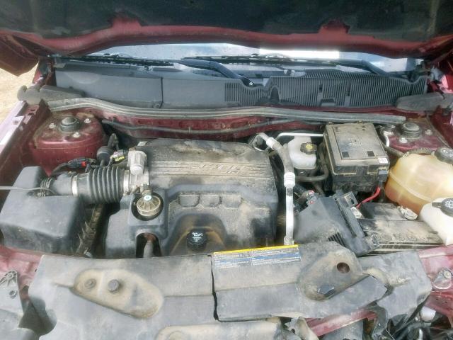 2CKDL33F896247225 - 2009 PONTIAC TORRENT RED photo 7